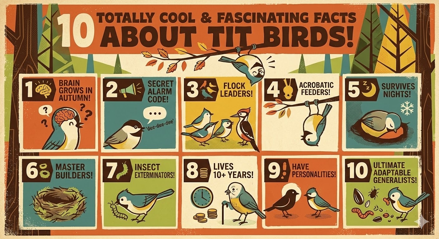 10 Fascinating Facts About Tit Birds